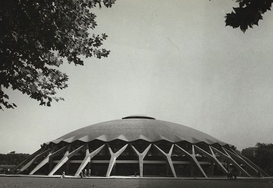 Annibale Vitellozzi, Pier Luigi Nervi, Palazzetto dello Sport, Rome, 1954-1957